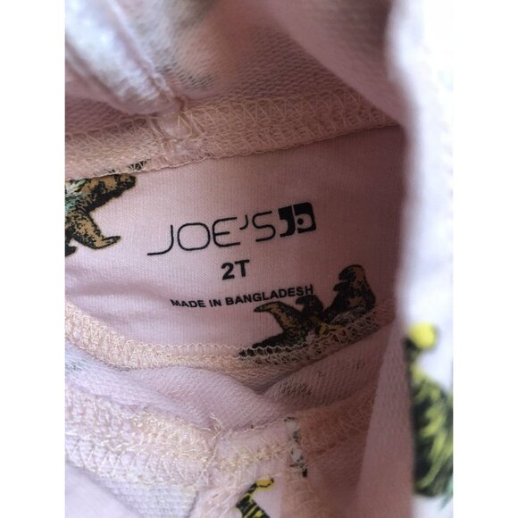 Joe Fresh 2T Pink Carousel Animals Short Sleeve Sweatshirt - Picture 3 of 4